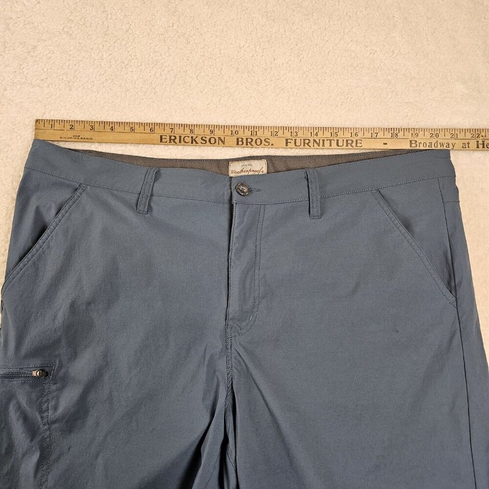 Weatherproof Vintage Trail Shorts Hybrid Men's Size 40 Solid Metal Gray Outdoors - Picture 3 of 14